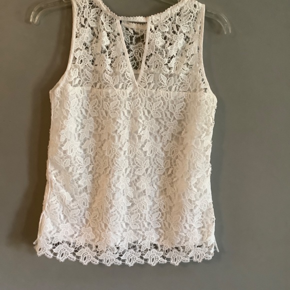 Zara lace white top xs - Picture 2 of 2